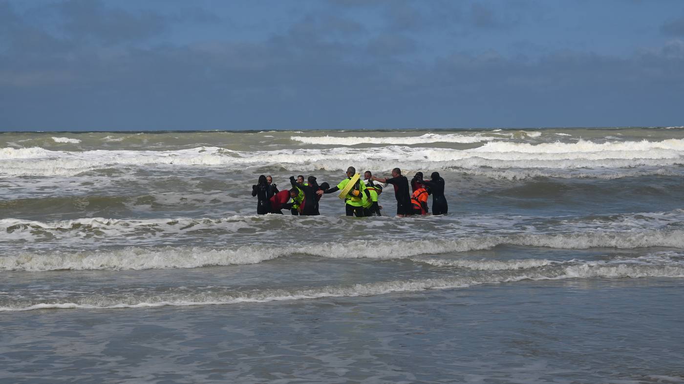 Participants longe-côte – séance houleuse Fête de la Mer Merlimont