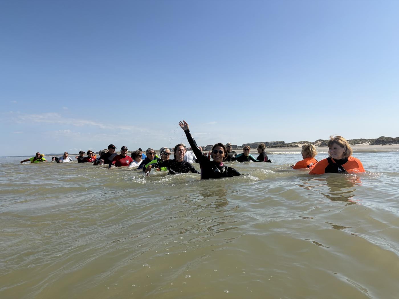 File de longeurs dans la mer – séance 1er août Merlimont Côte et Mer