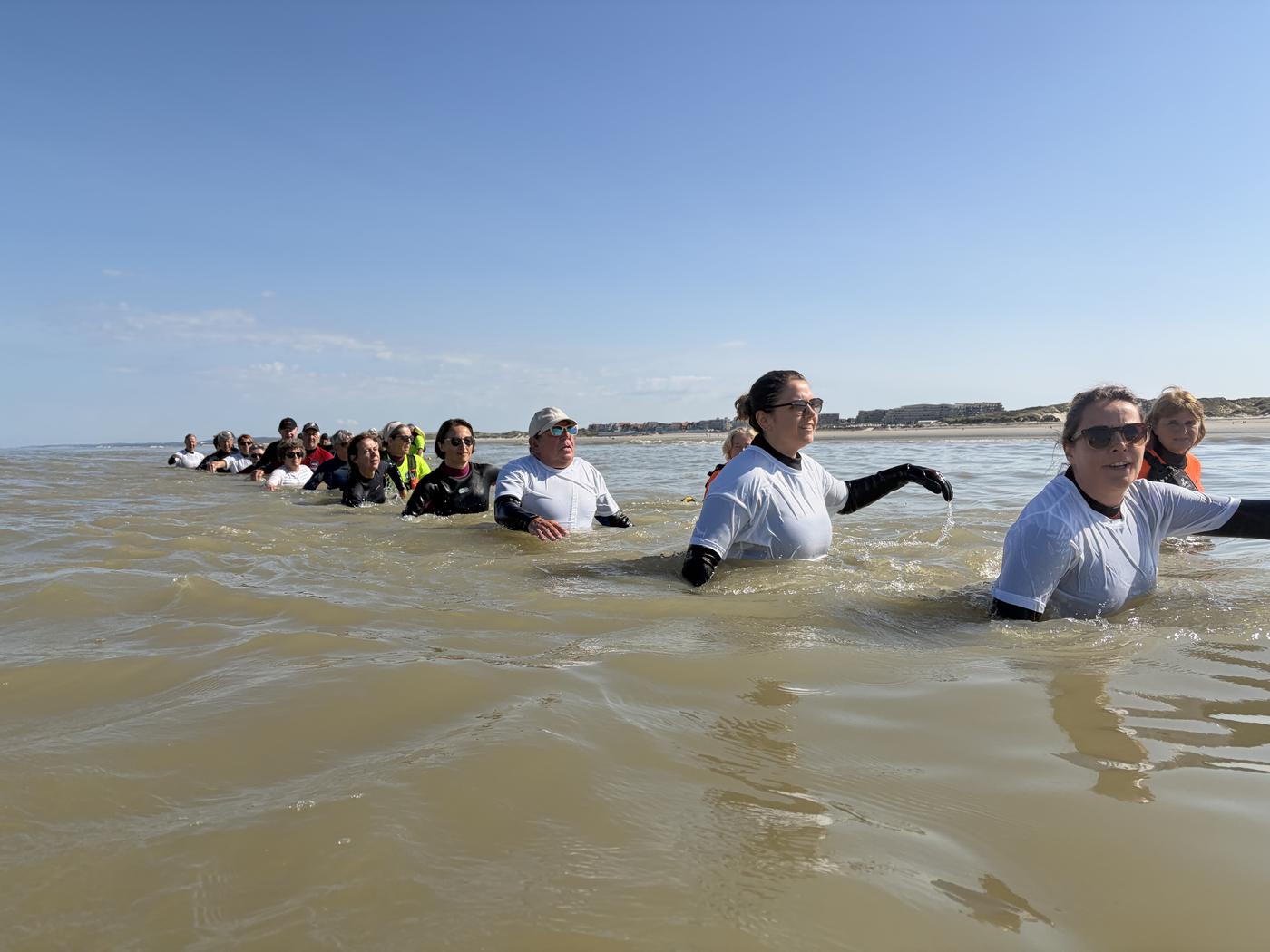 Longeurs bras levés dans la mer – 1er août 2026 Merlimont