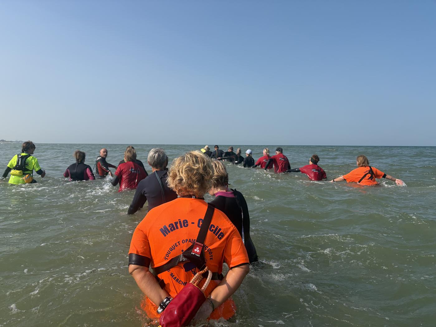 Groupe de longeurs dans les vagues – 25 juillet 2026 Merlimont