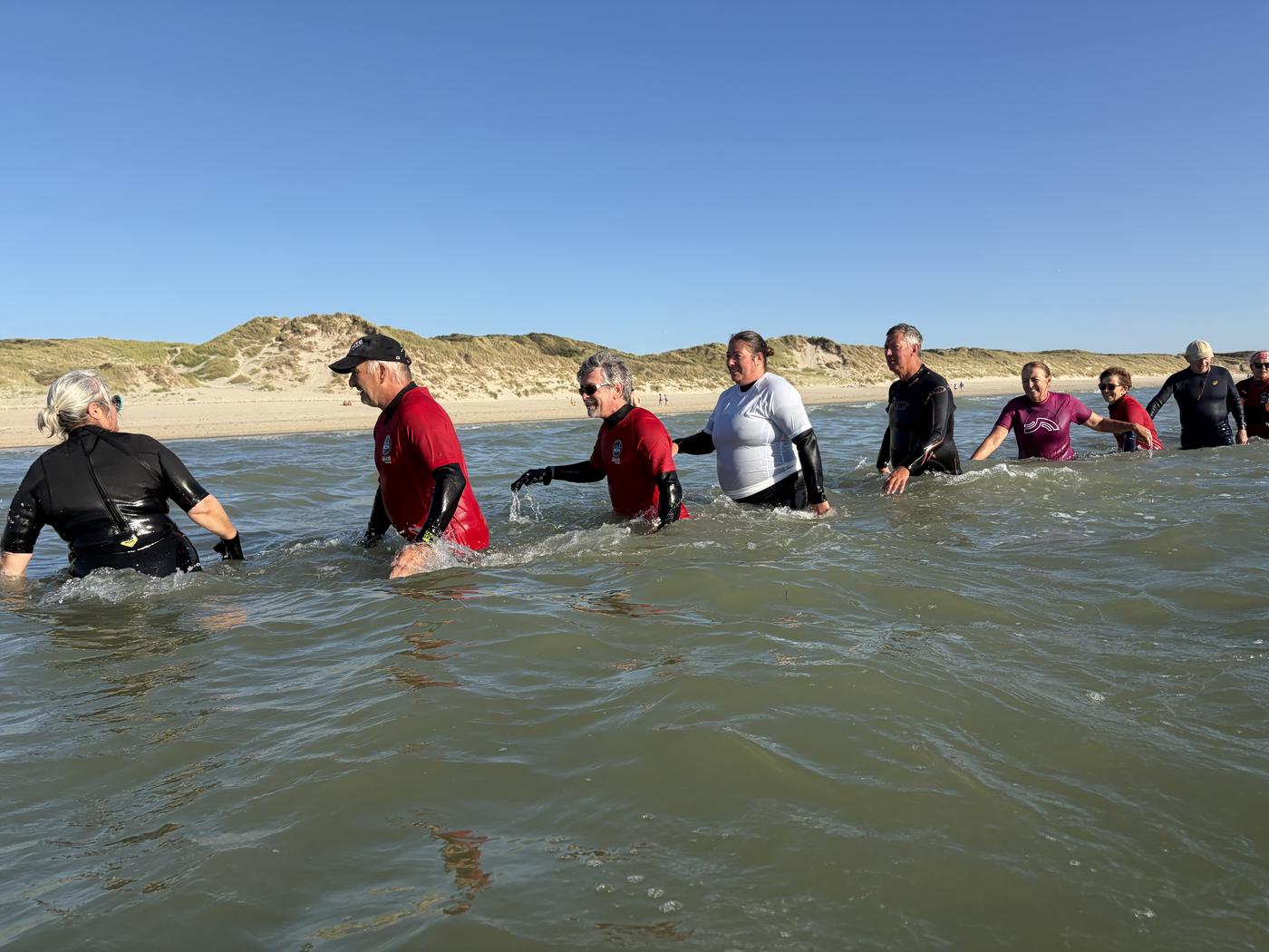 Groupe de longeurs sortant de l'eau – 7 août 2026 Merlimont Côte et Mer
